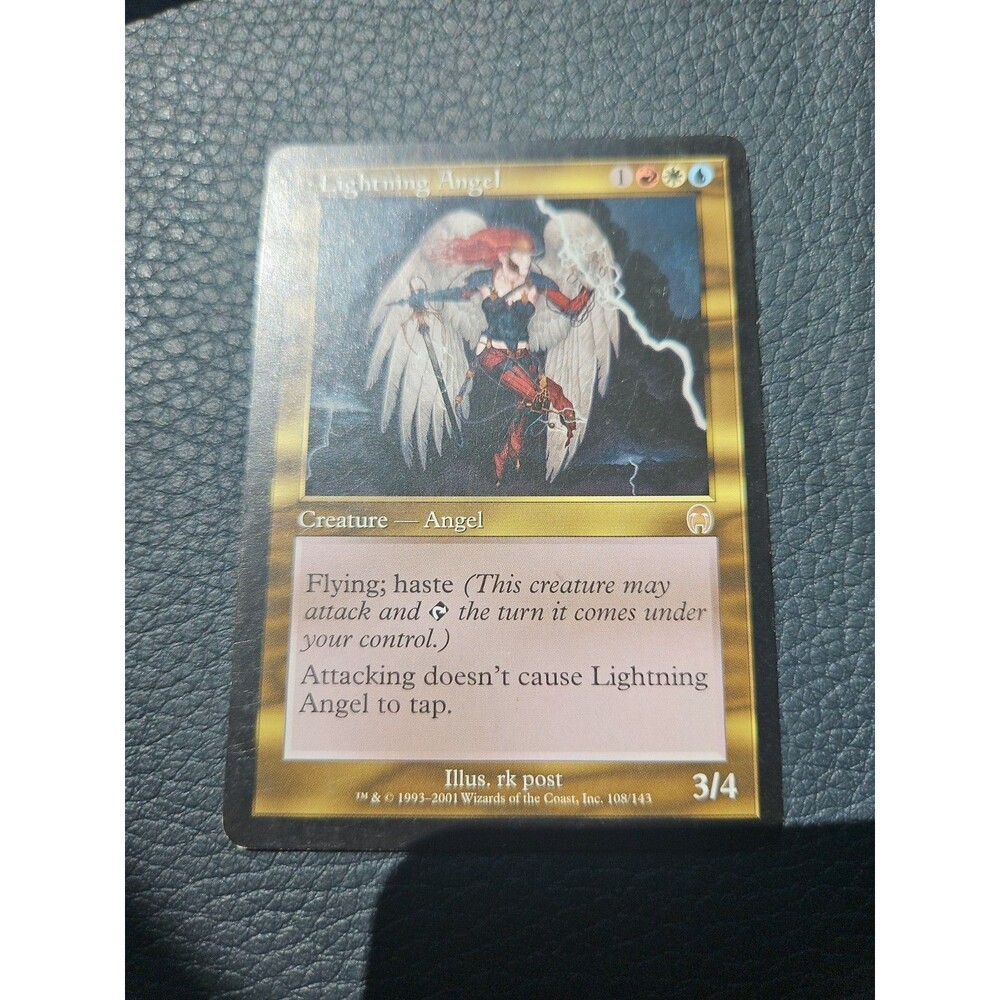 2001 MTG Magic the Gathering ~ Apocalypse ~ Lightning Angel ~ NM